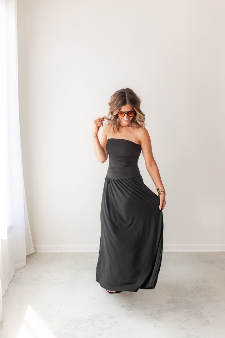 The Call it Fate Maxi Dress - One Eleven Olive Boutique