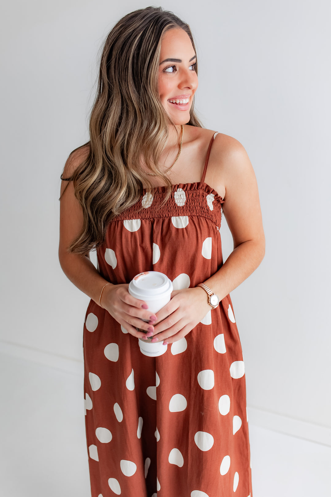 The Viv Maxi Dress - Brown