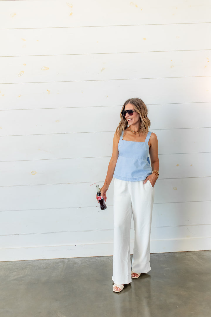 The All American Bow Tank - One Eleven Olive Boutique