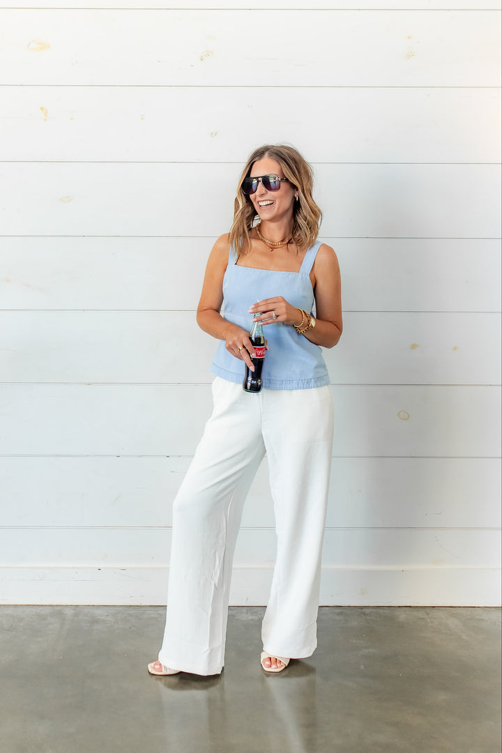 The All American Bow Tank - One Eleven Olive Boutique