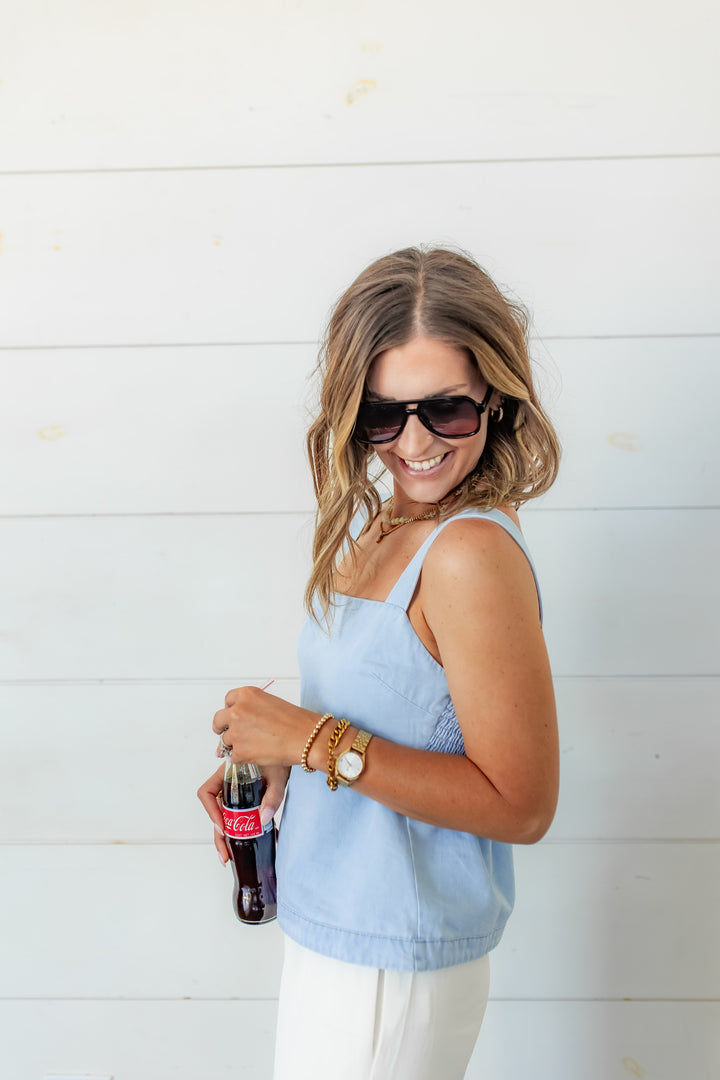 The All American Bow Tank - One Eleven Olive Boutique