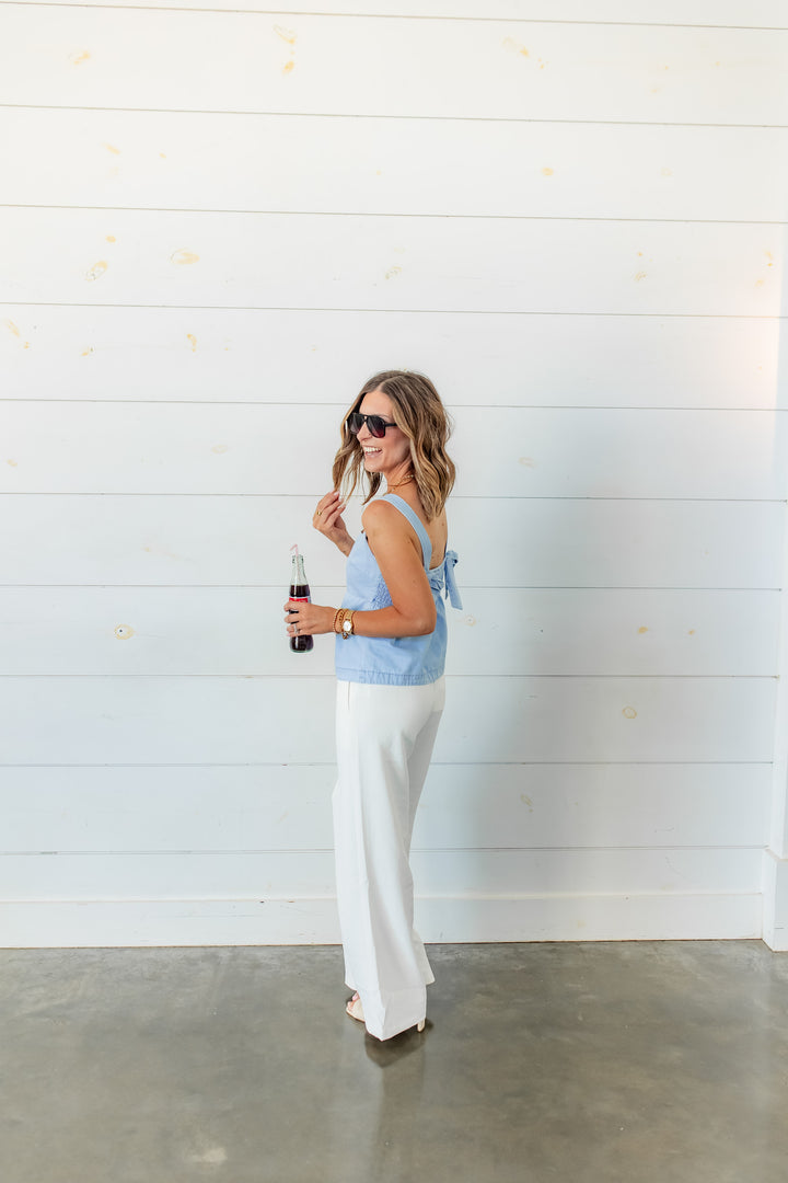 The All American Bow Tank - One Eleven Olive Boutique