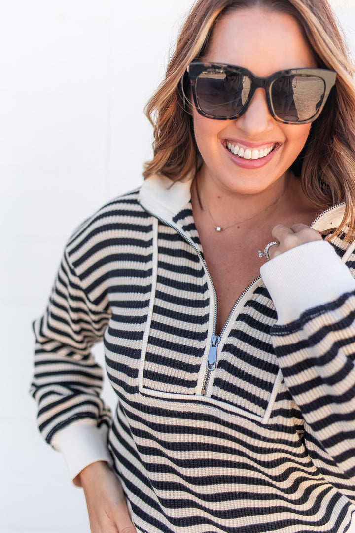 The Coastal Stripe Pullover