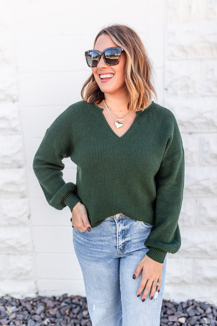 The Evergreen Sweater Top