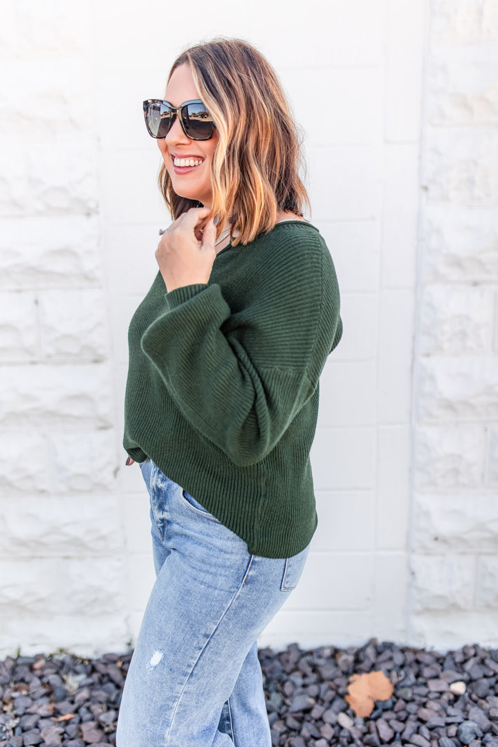 The Evergreen Sweater Top