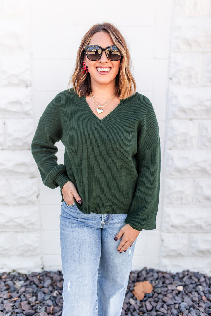 The Evergreen Sweater Top