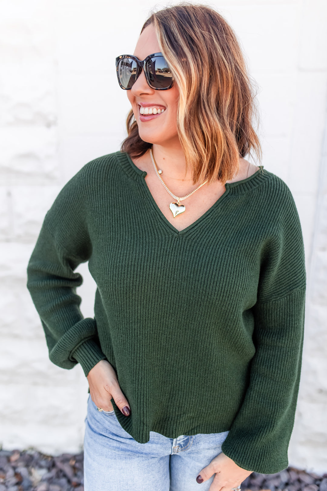 The Evergreen Sweater Top