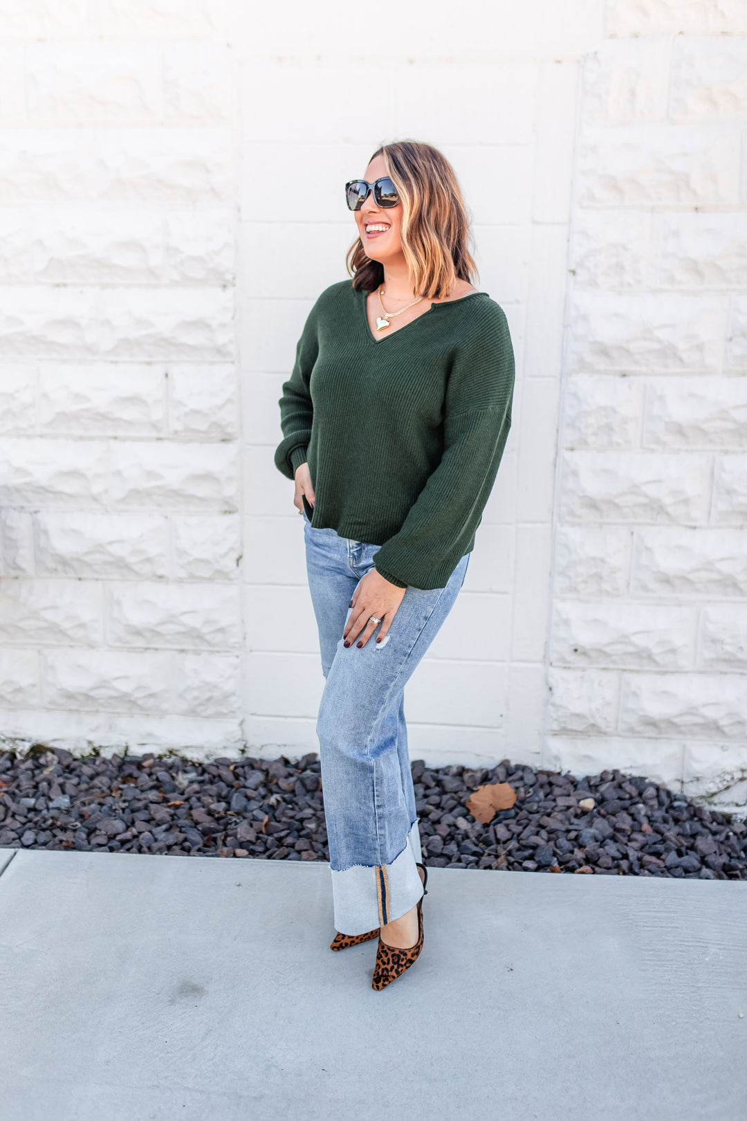 The Evergreen Sweater Top