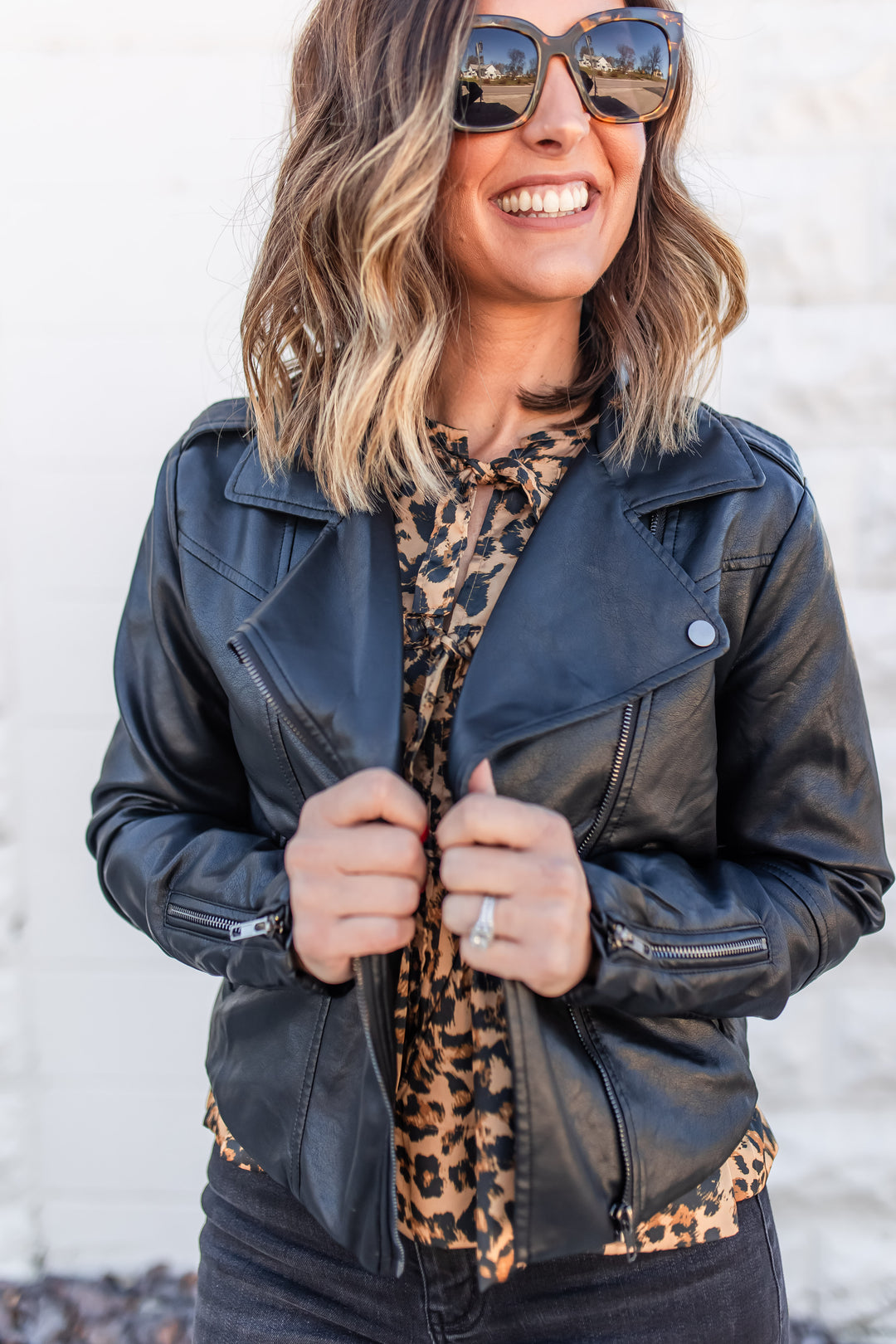 The Effortless Leather Jacket