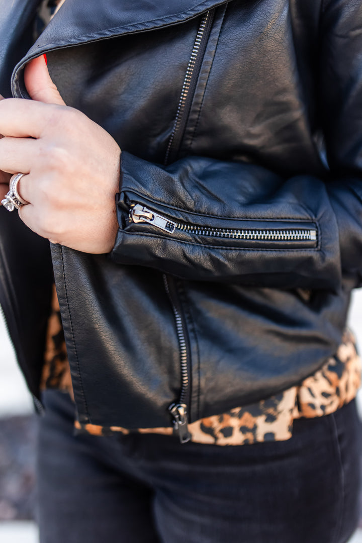 The Effortless Leather Jacket