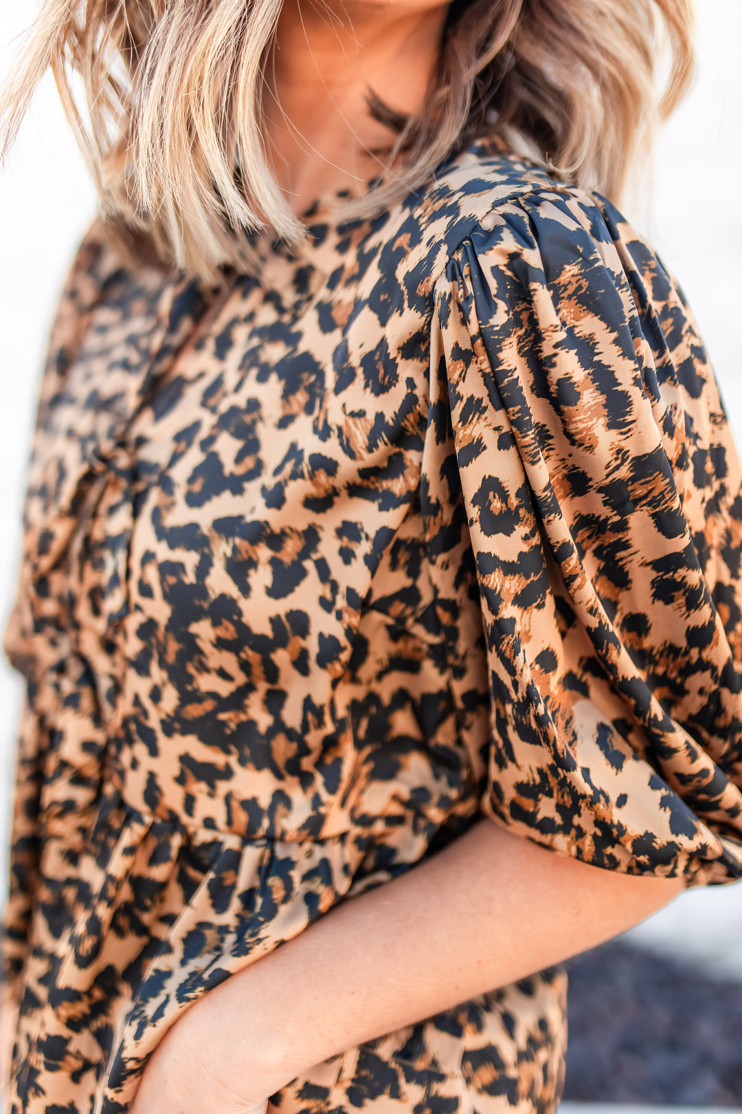 The Stay Wild Leopard Blouse