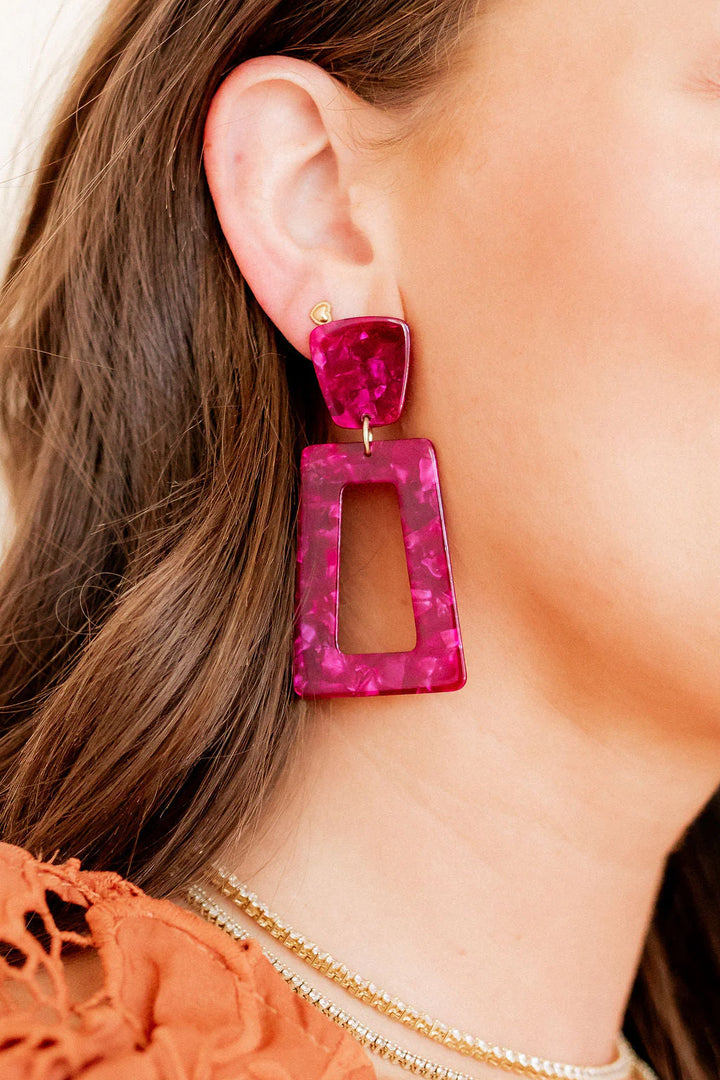 The Kennedy Pinot Noir Earrings [Linny & Co]