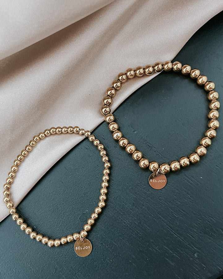 The Billy Gold Bead Bracelet