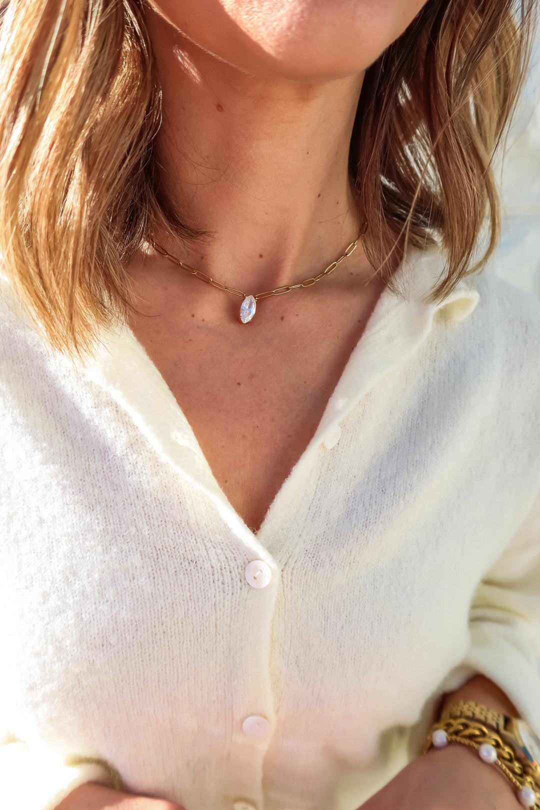 The Gold + Diamond Pendant Necklace