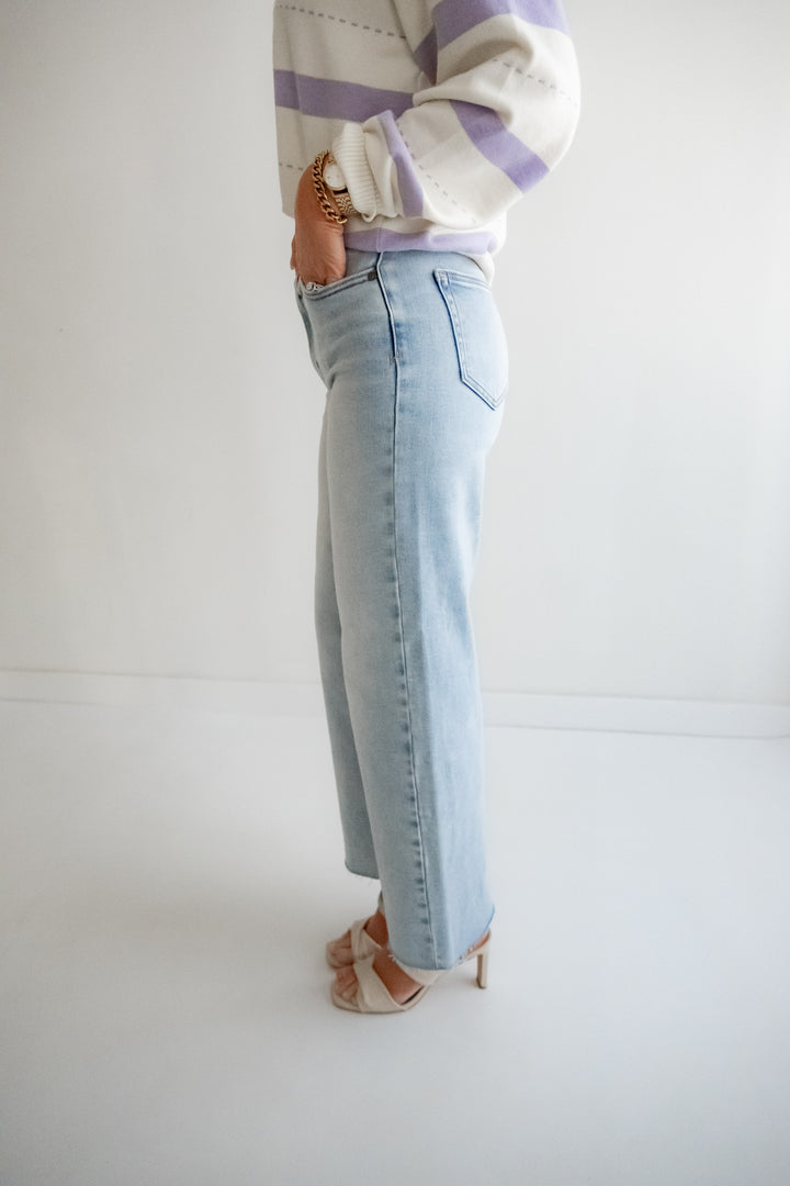 The Nori Wide Leg Stretch Jeans