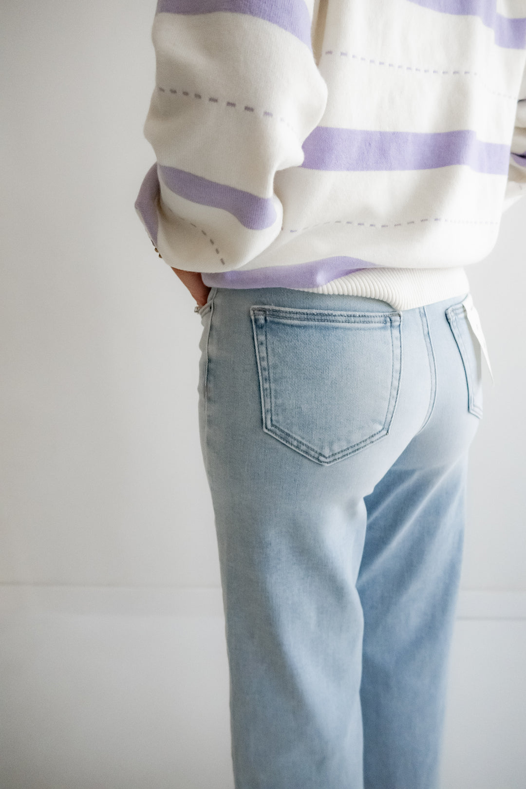 The Nori Wide Leg Stretch Jeans