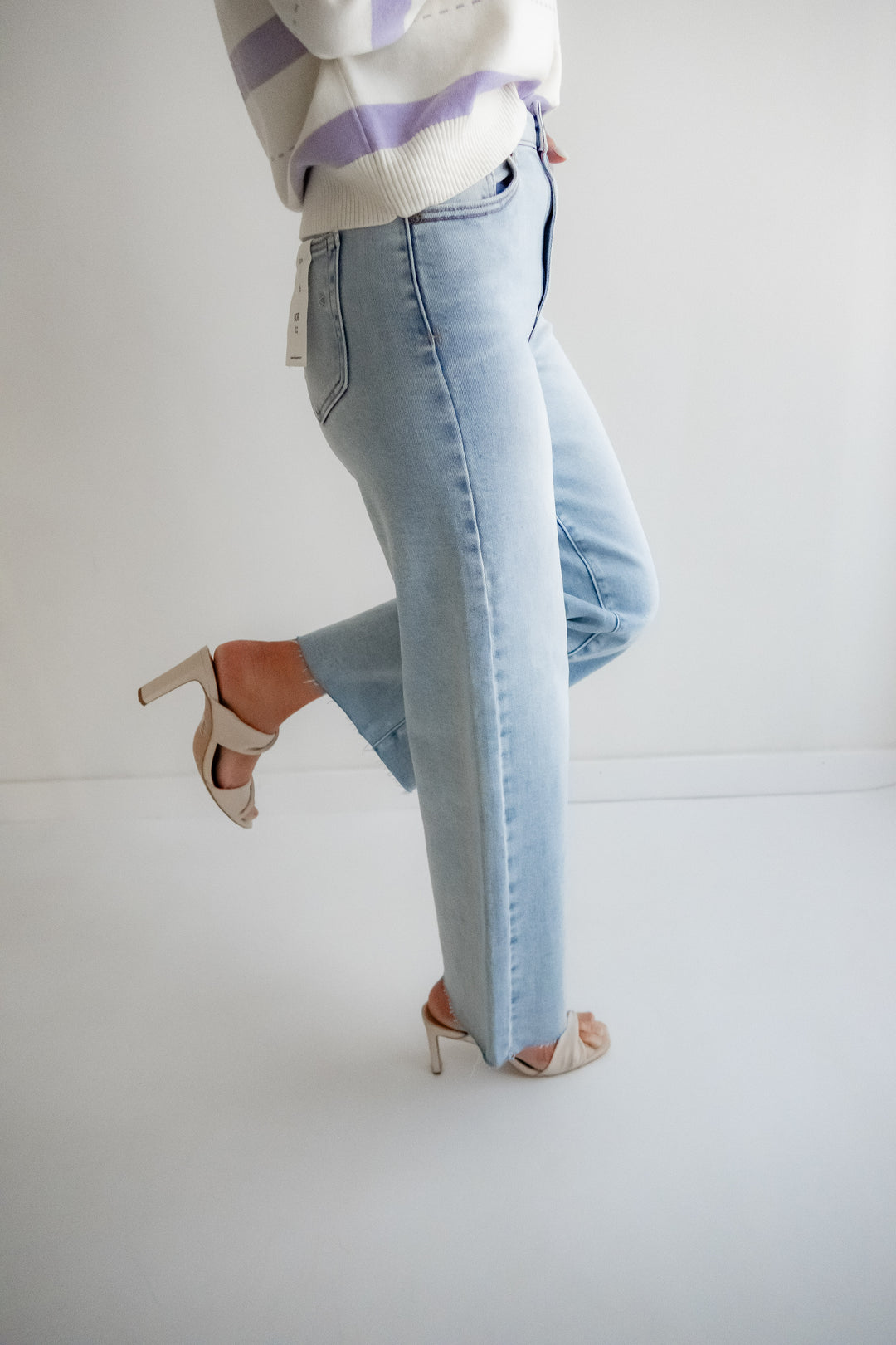 The Nori Wide Leg Stretch Jeans