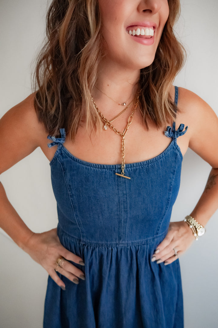 The Day Ready Denim Midi Dress