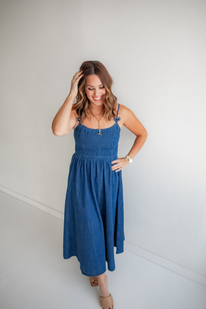 The Day Ready Denim Midi Dress