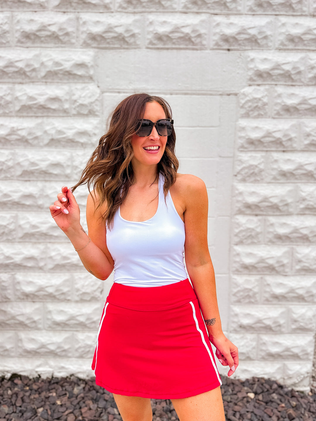 The Clean Line Halter Top - White