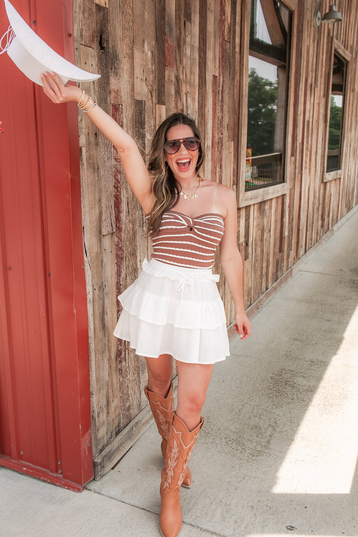 The Front Row Twist Top