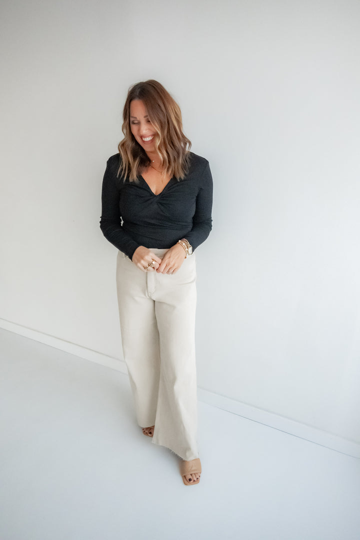 The Sloane Straight Wide Leg Pants