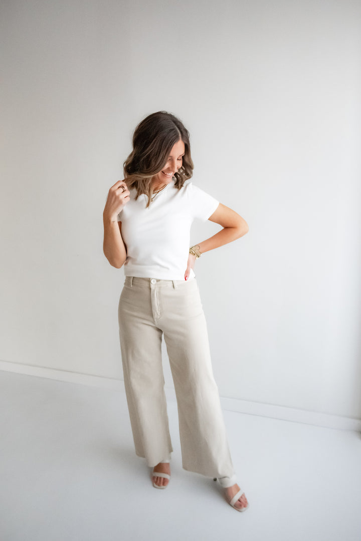 The Sloane Straight Wide Leg Pants