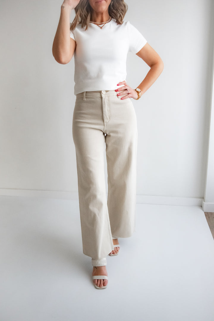 The Sloane Straight Wide Leg Pants