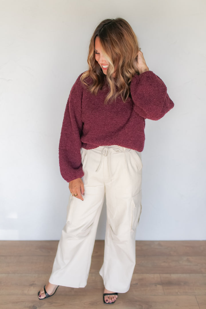 The Carri Fuzzy Knit Sweater