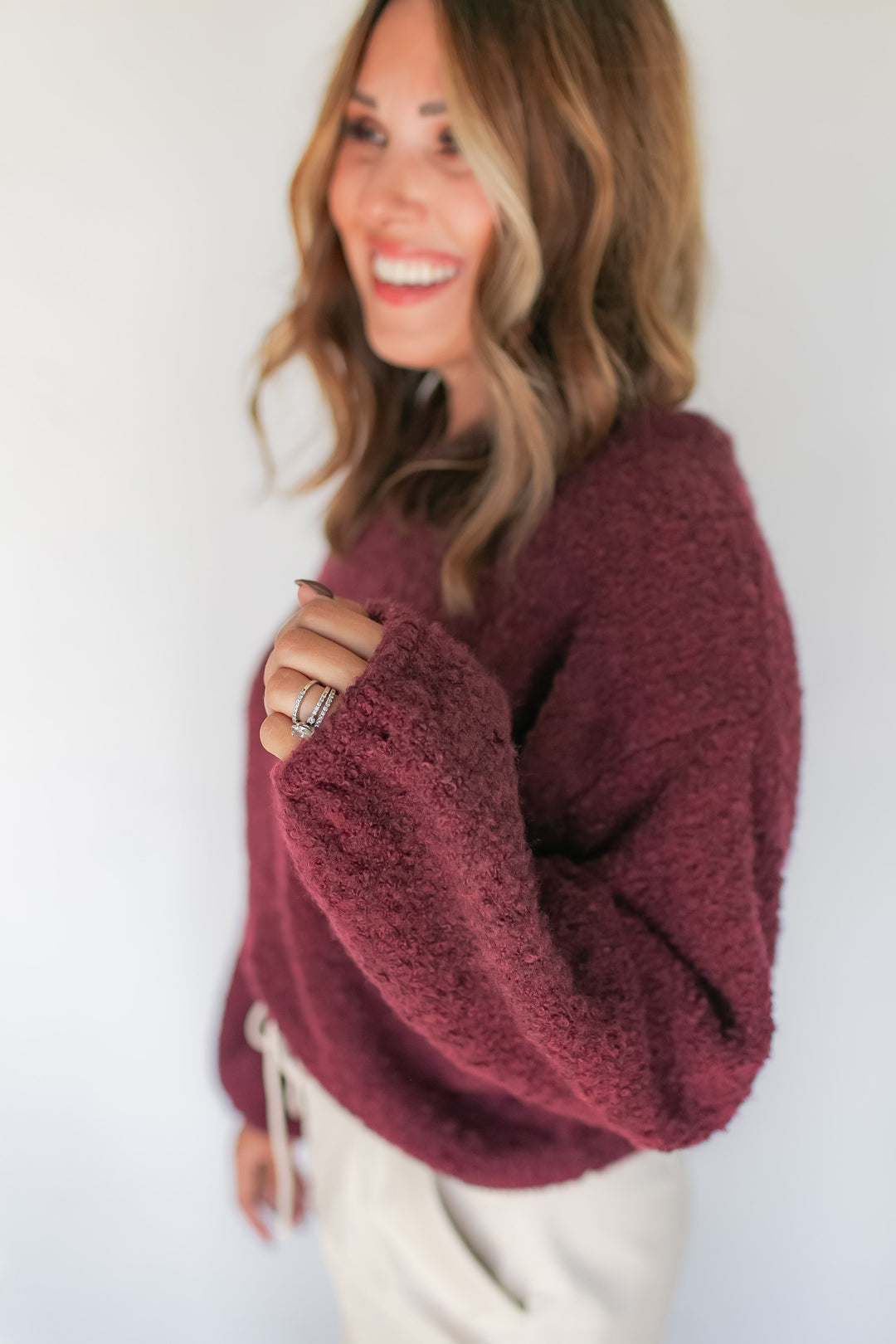 The Carri Fuzzy Knit Sweater