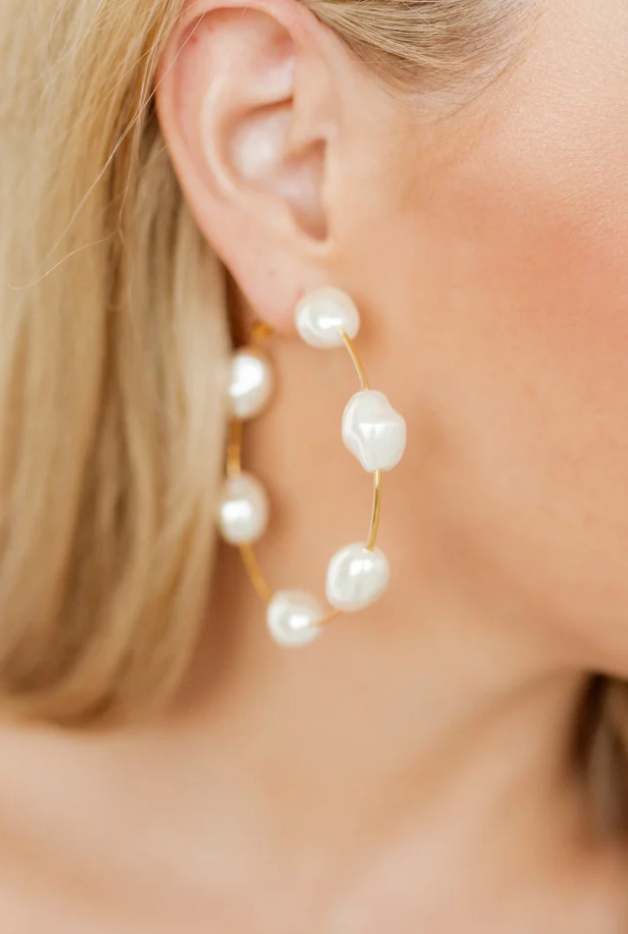 The Rachel Pearl Earrings [Linny Co]