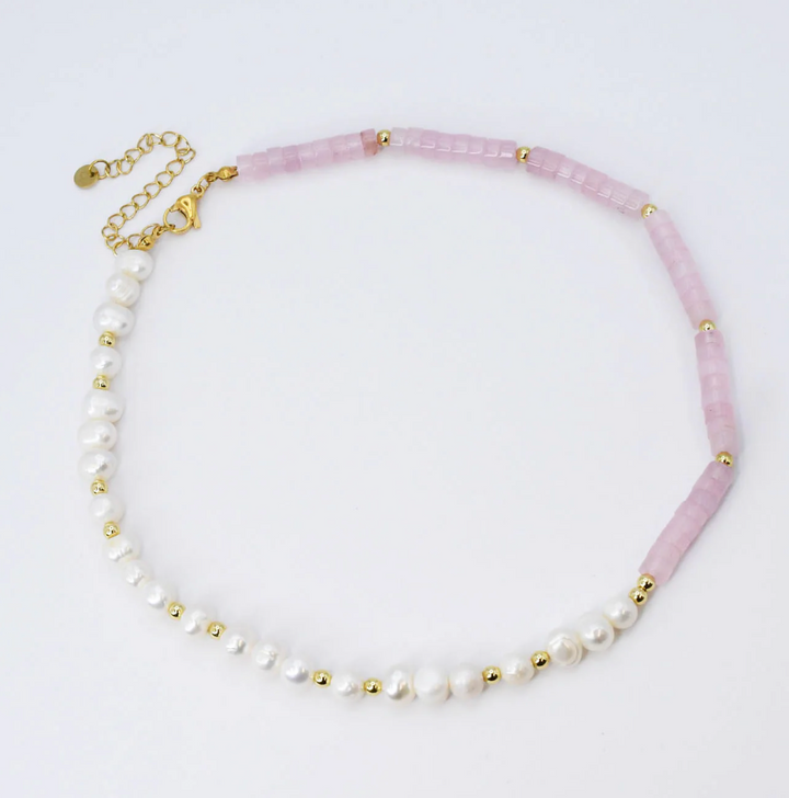 The Pretty in Pink Gemstone Necklace