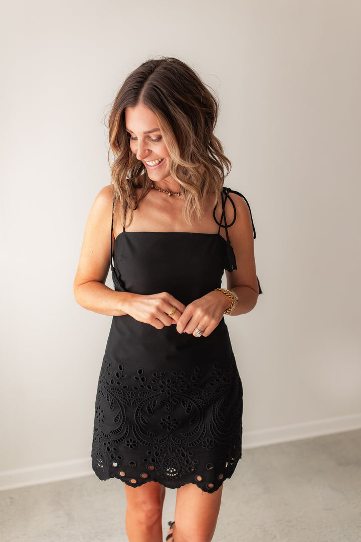 The Take me There Eyelet Dress - One Eleven Olive Boutique