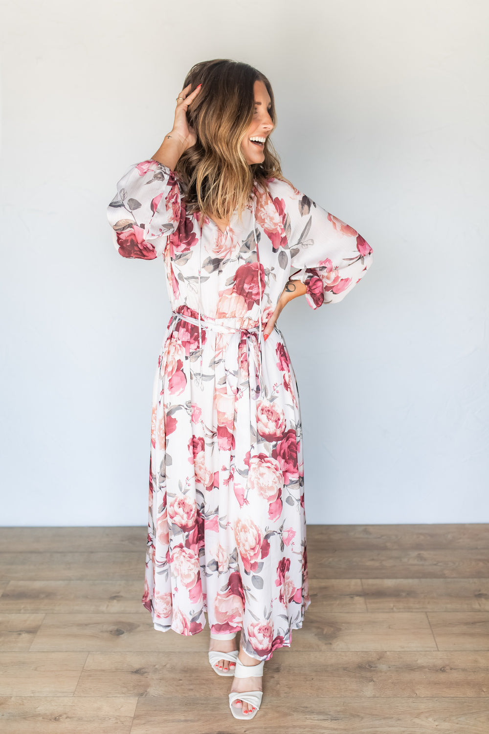 The Elle Floral Maxi Dress - One Eleven Olive Boutique