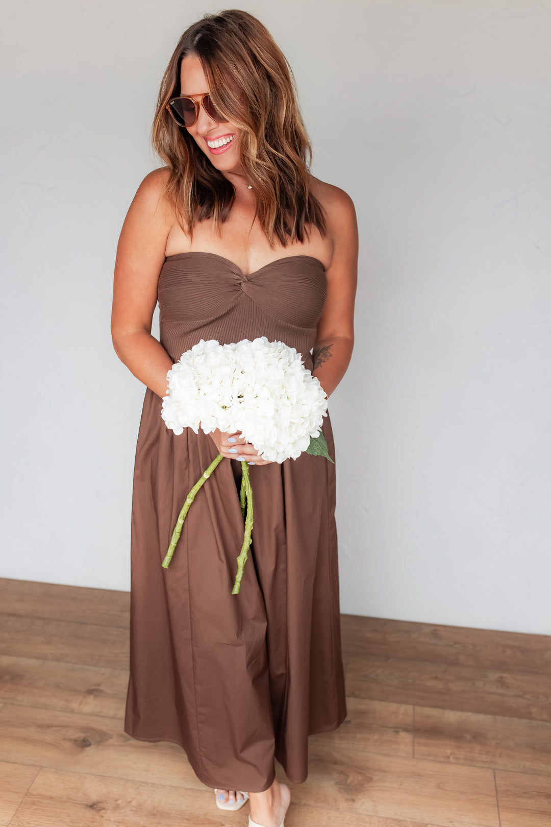 The Terrace Strapless Dress - One Eleven Olive Boutique